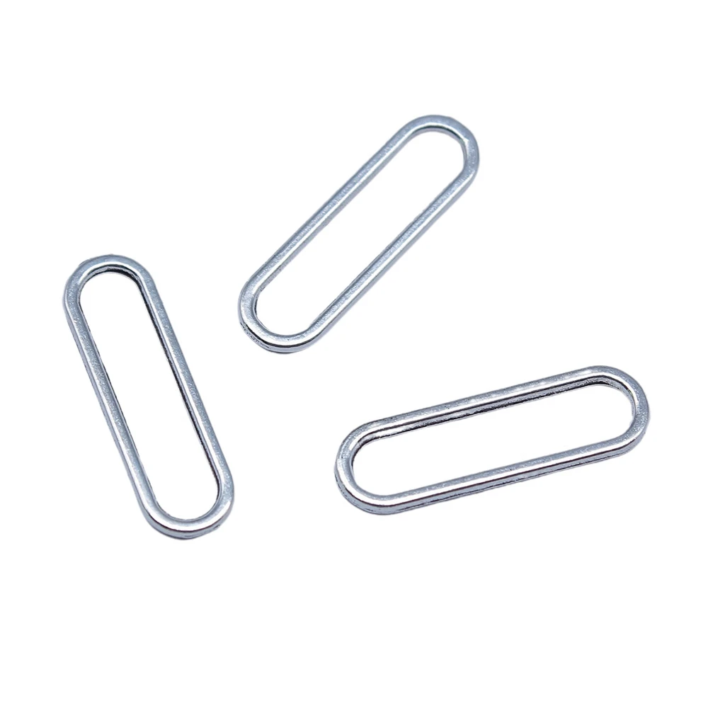 Овальные круглые шармы 6x20 мм для изготовления ювелирных изделий античное