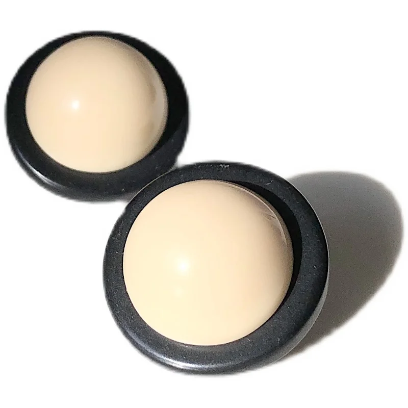 Duabi Простые французские серьги в стиле ретро черно-белые контрастного цвета