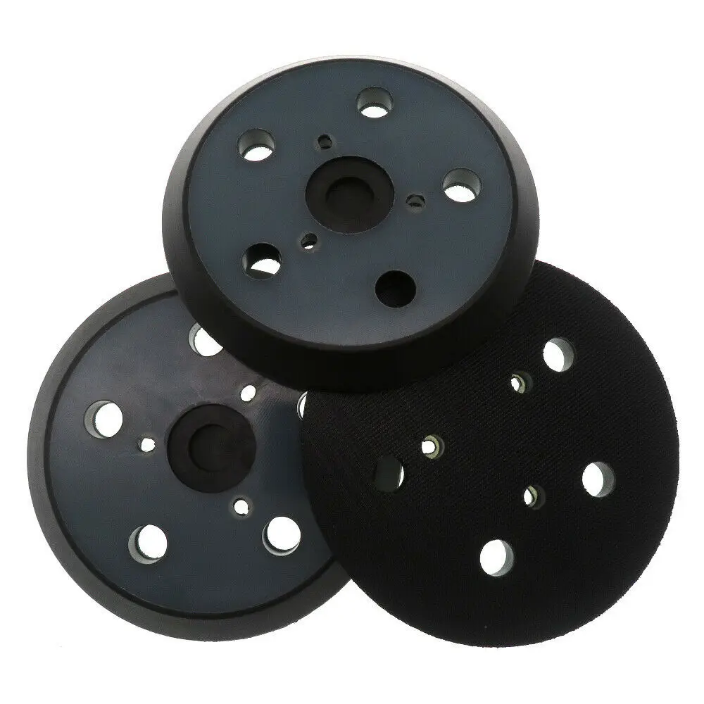 1/2/3/5/10 Pcs 5" Inch 125mm 5 Hole Sanding Backing Disc Pad