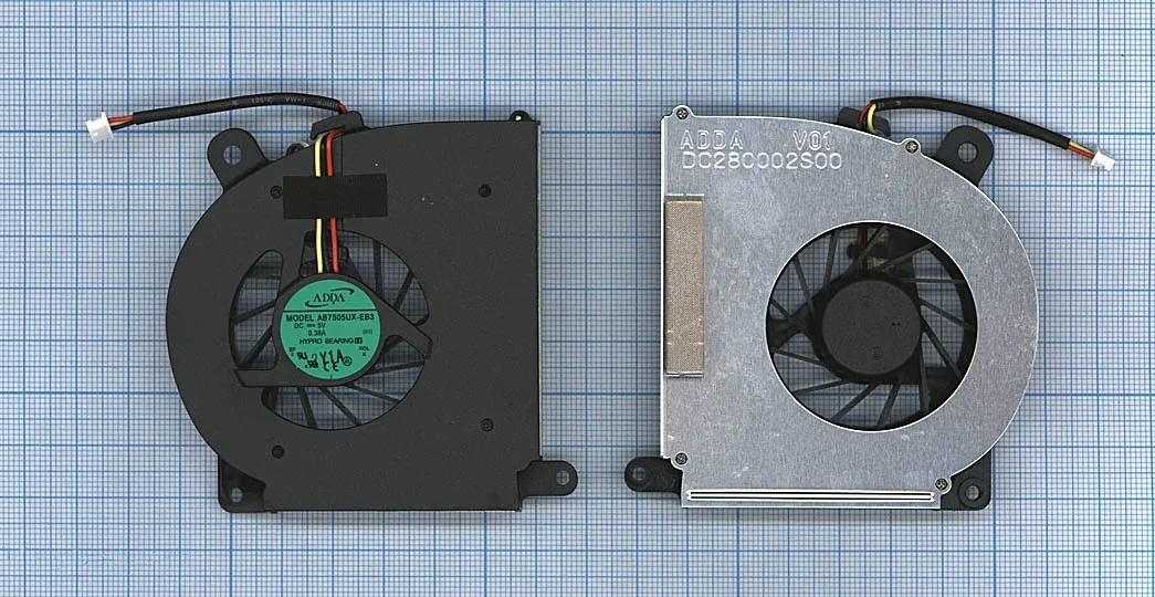 Вентилятор (кулер) для Acer Emachines E620 (двухсторонний выдув)