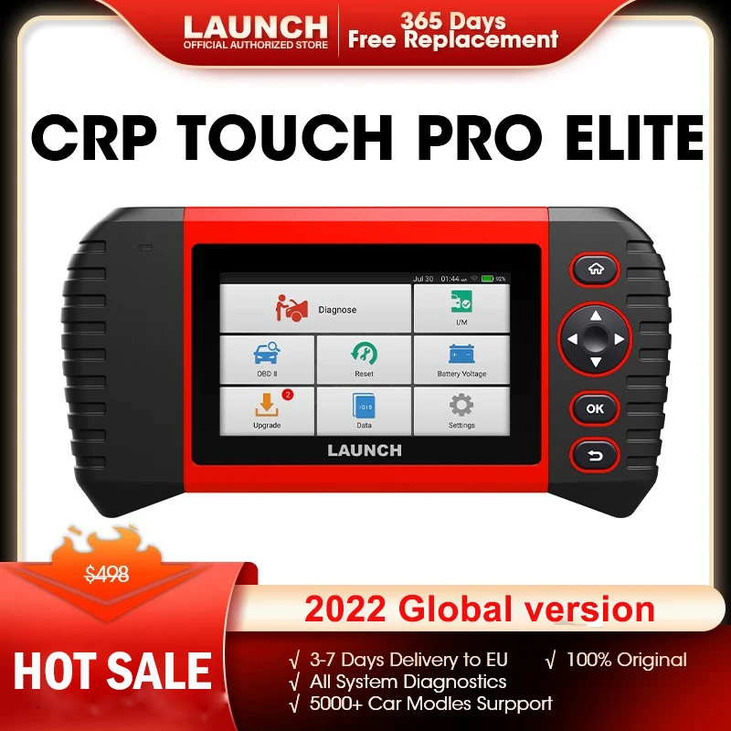 Новый Launch crp touch pro elite автомобильный диагностический инструмент Автомобильный