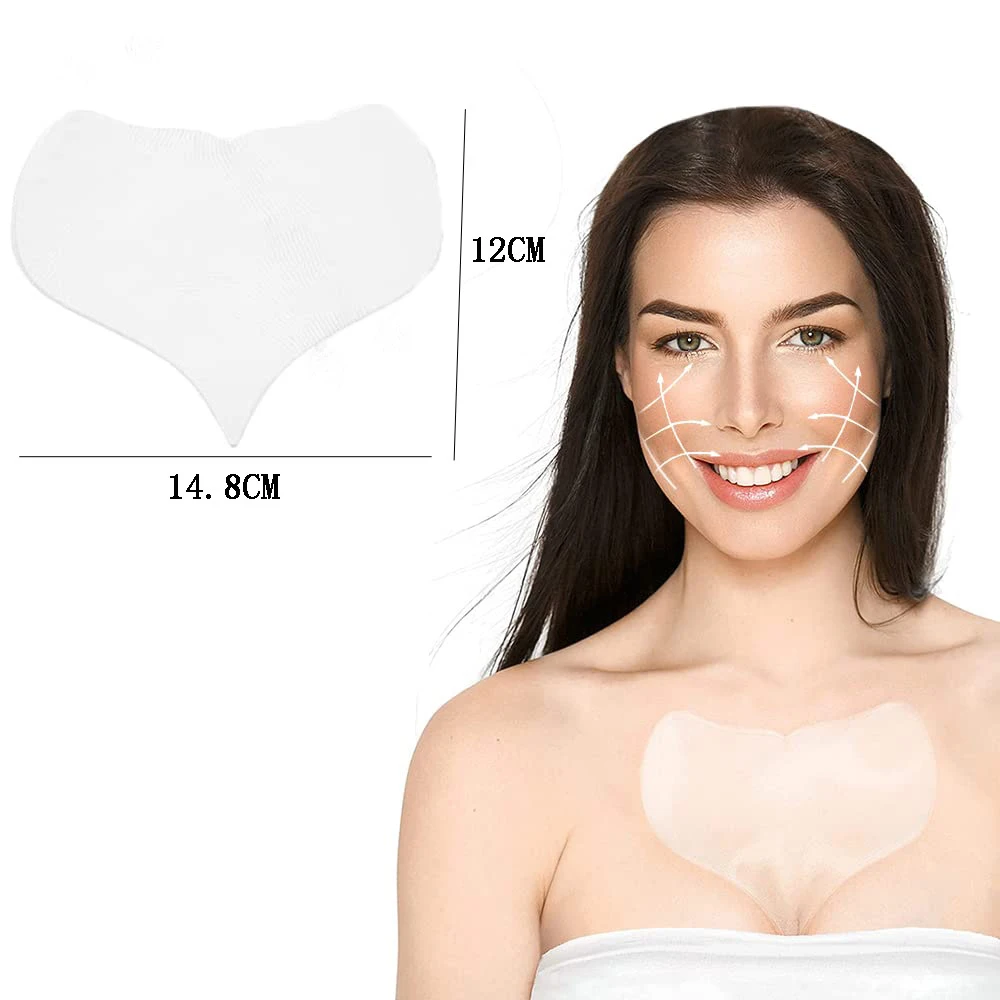 

Reusable Transparent Wrinkles Removal Pad T-shaped Lifting Anti Wrinkle Patch Skin Care Silicone Anti Wrinkles Chest Patch