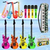 14cps inflatables music guitar saxophone microphone musical instruments balloons toys decorative accessories for swimming pool
