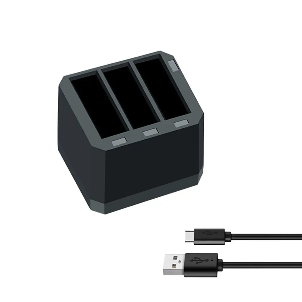 

Three Slots Battery Charger For DJI Osmo Action Camera USB Battery Charger For DJI Osmo Action Camera Accessories