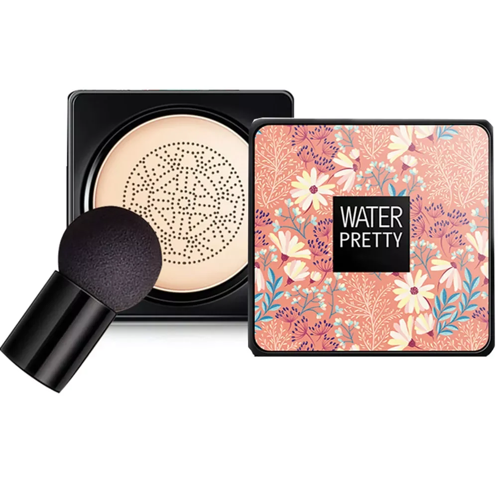 

NEW IN Cushion CC Cream BB Cream Foundation Mushroom Head Concealer Moisturizing Waterproof Makeup Cosmetics Face Base Tone Make