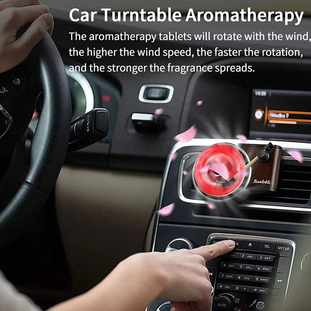 

Vent Outlet Aromatherapy Clip Car Perfume Phonograph Record Player Car Aroma Diffuser Air Freshener Odor Diffuser Vinyl