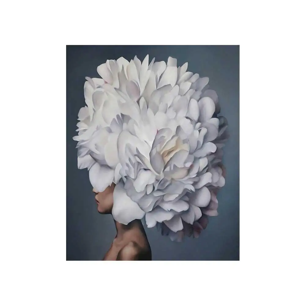 

Цветочный креативный простой в использовании уникальный красивый домашний декор высококачественные материалы картина маслом для начинающих Gatyztory Расслабляющая