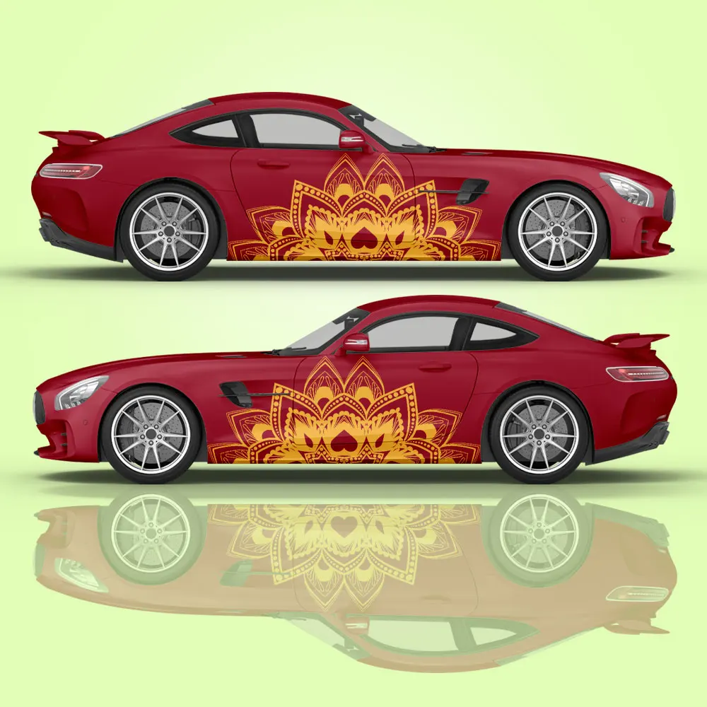 

Цветочная Автомобильная наклейка большой автомобиль боковой цветок крутящаяся наклейка автомобильная наклейка цветок Автомобильная накл...