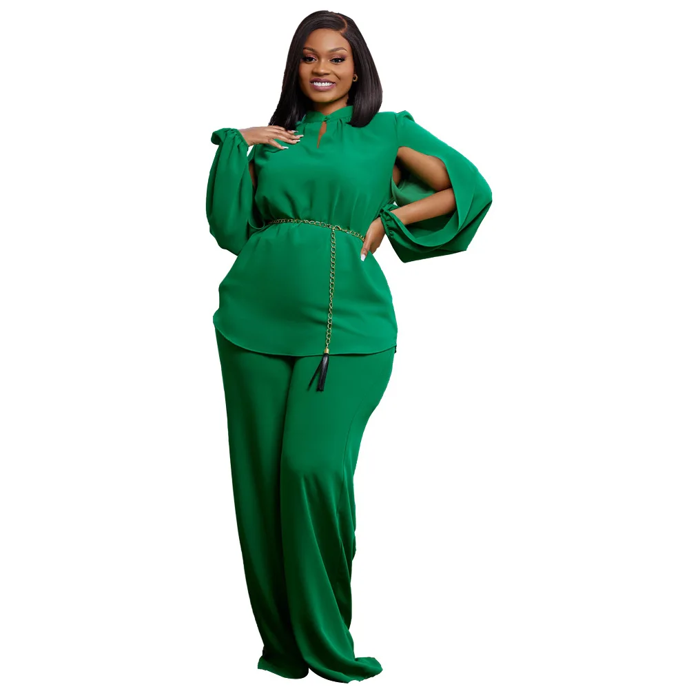 

2 Piece Women Sets New Arrival Dashiki African Matching Sets Muslim Two Pieces Sets Top And Pants Suits Outfits Clothing