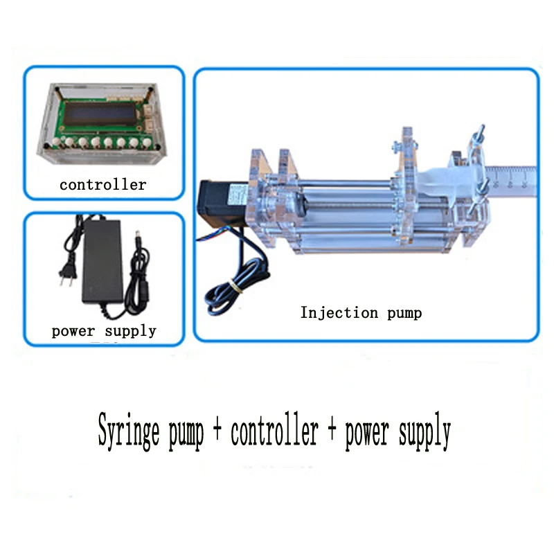 

Precision Benchtop Syringe Pump Lab Micro Pump Syringe Propeller Glue Dispenser Sampling Pump with Latest Controller