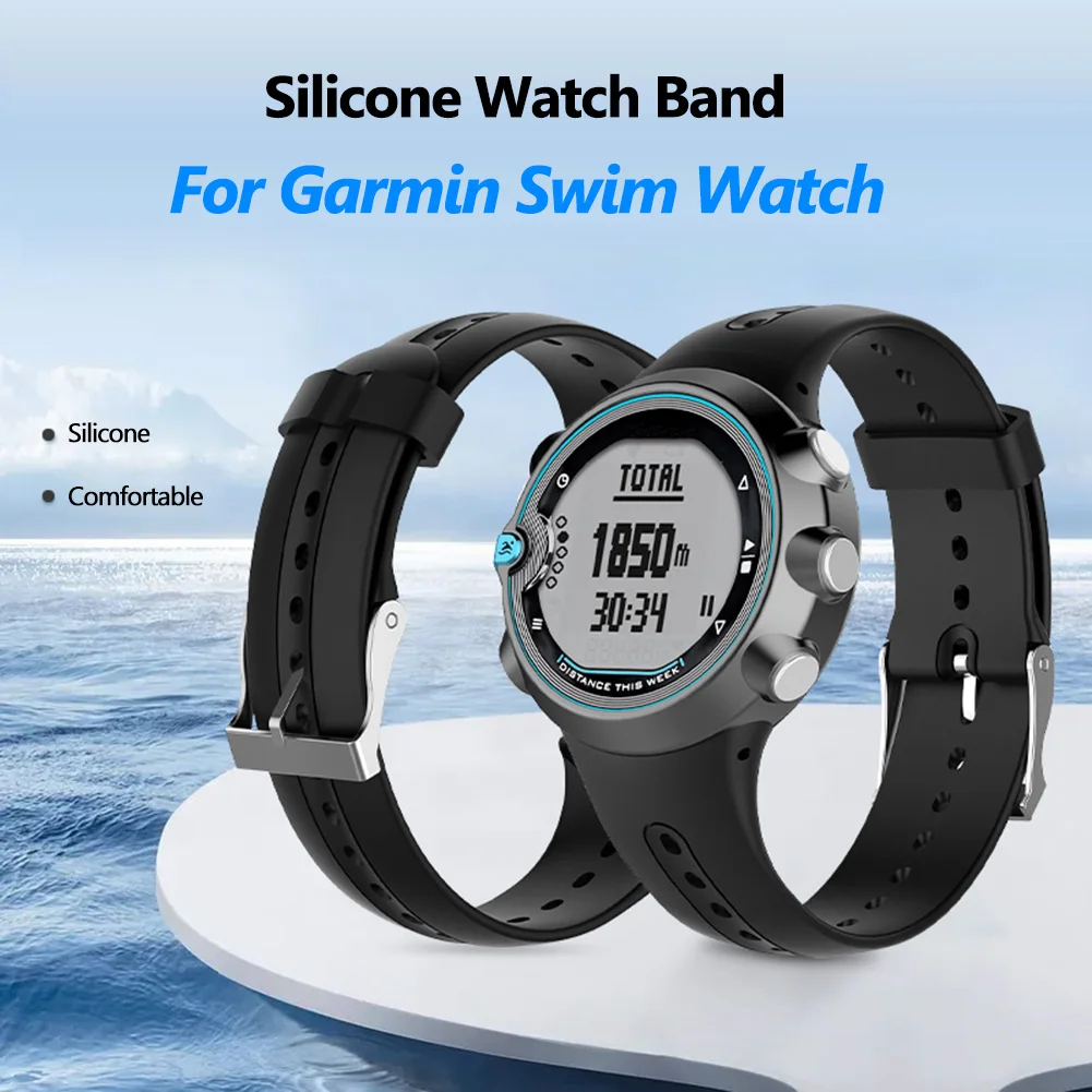 

Soft Silicone Strap for Garmin Swim Watch Band Smart watch Bracelet Replacement Wristband with Tool Accessories Smart Watch Band