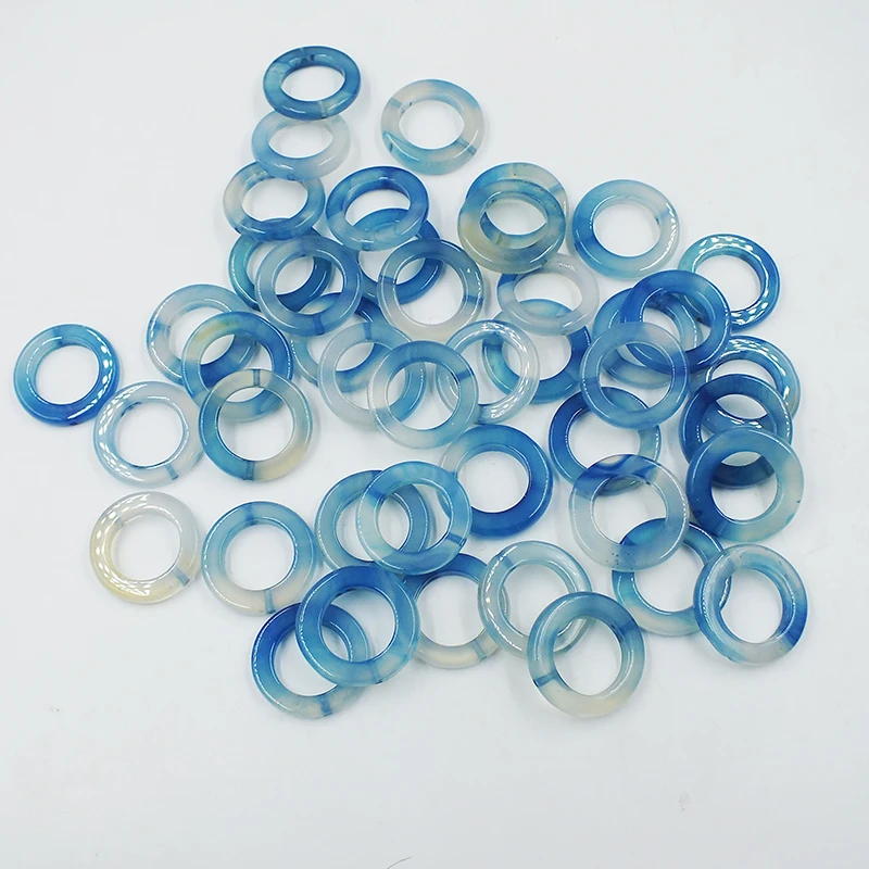 Ожерелье/серьги из натурального камня 28 мм 44 шт.