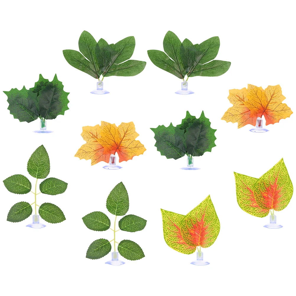 

10pcs Reptile Fake Terrarium Terrarium Fake Simulated Reptile Tank Decor