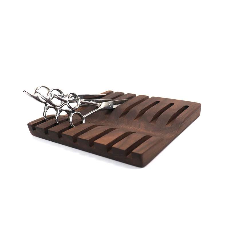 Парикмахерская искусственная деревянная коробка из орехового дерева для