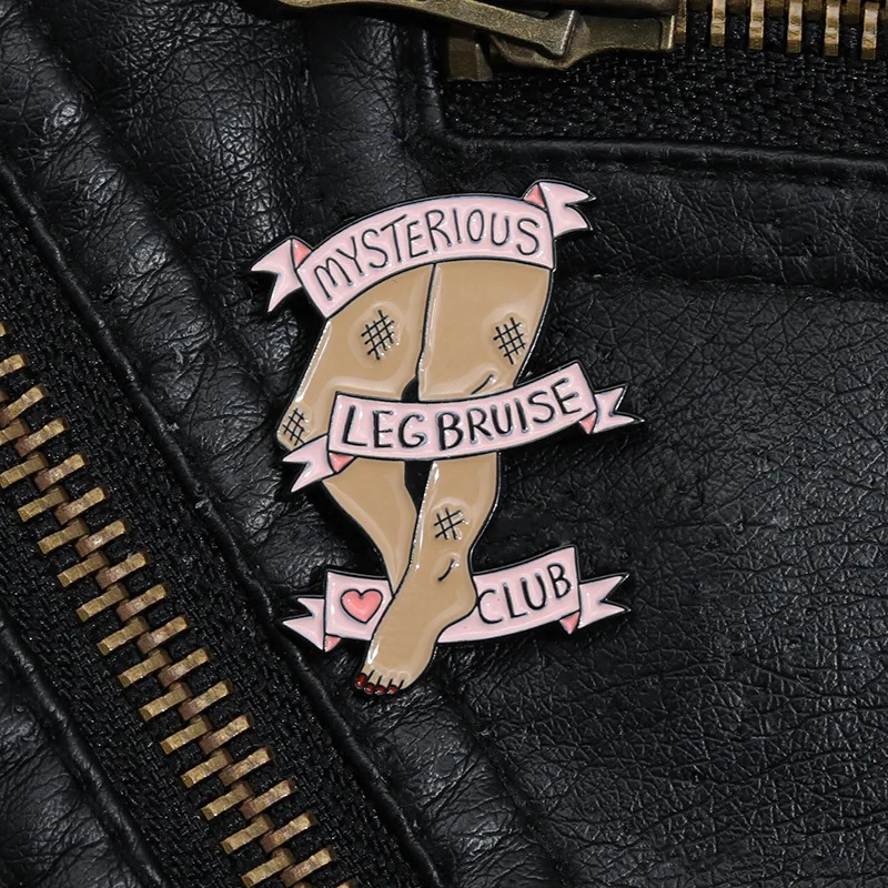 Моя стерильная нога Buise Club эмалированная булавка мультяшная забавная женская