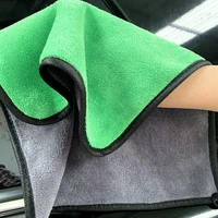 40x30cm soft car cleaning fine fiber towel double sided color high absorbent automobile kitchen walls windows washing towel