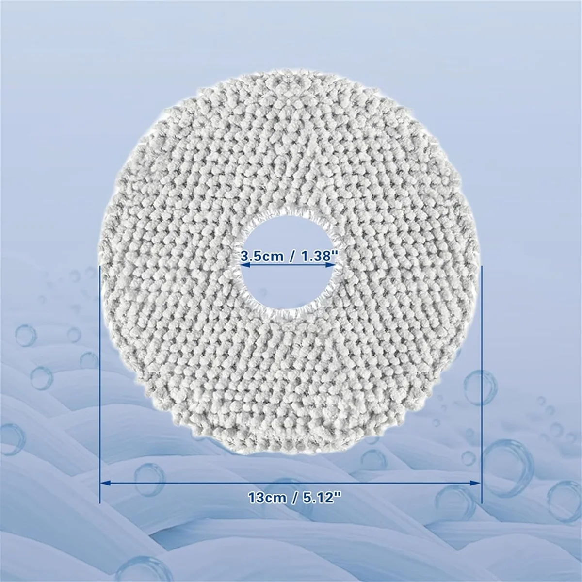 Набор из 10 швабр для пылесоса Dreame L10s Ultra/L10s Pro Ultra/L20 Ultra Heat/Xiaomi X10+ моющийся