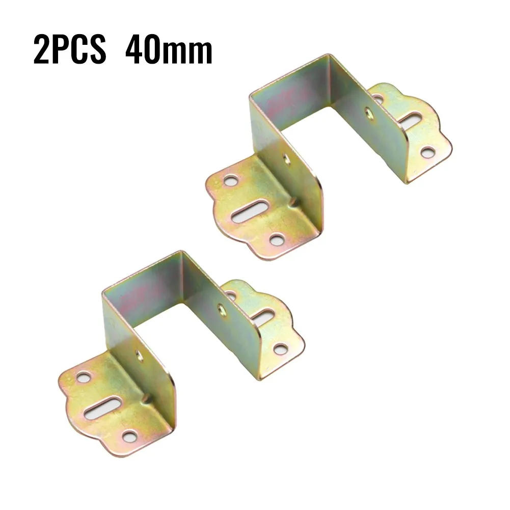 

2pcs Brass Connection Corner Bed Hinge Tone Furniture Wood Bed Rail Hook Bracket Bed Support Furniture Fitting Snap Hardware
