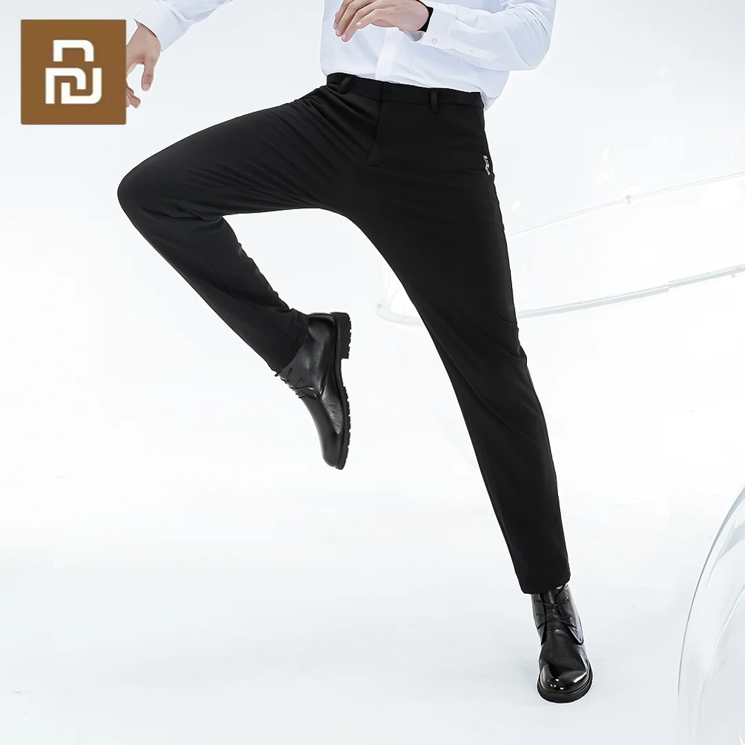 Youpin SUPIELD Aerogel Warm Business Casual Pants Men Elastic Slim Fit Straight Trousers Classic Style Fashion Winter Male Pants