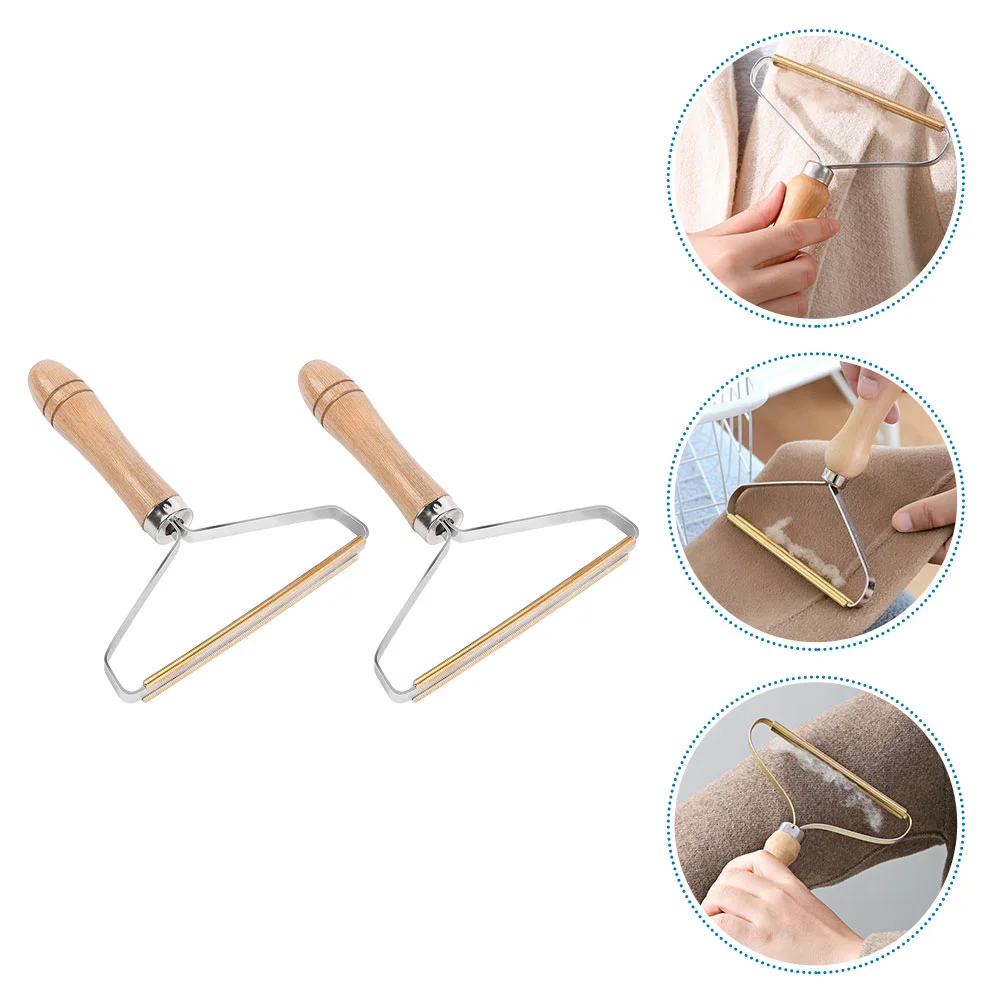 

2pcs Lint Remover Manual Lint Roller Cleaner Clothes Fuzz Shaver for Removing and Hair from Clothing Furniture Curtain Blanket