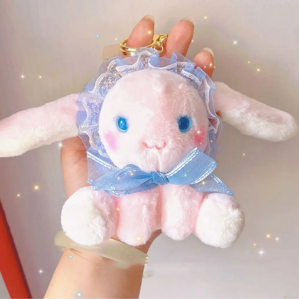 

Cute Japanese Key Ring Rabbits Plush Doll Lolita Bag Pendant Cartoon Key Chain Car Key Accessories