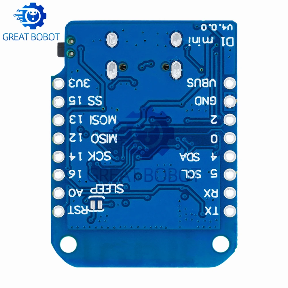 Фото Для WEMOS D1 Mini V4.0.0 TYPE-C USB WIFI Плата Интернета вещей на базе ESP8266 4 МБ MicroPython Nodemcu для Arduino, совместимая №4