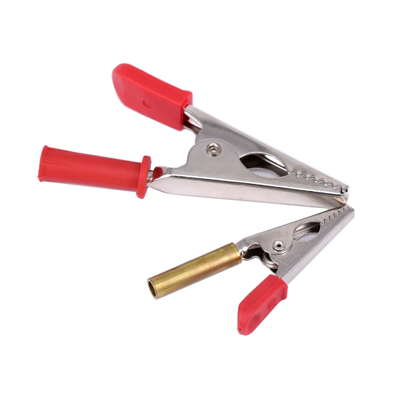

All copper pure copper electric clamp, crocodile clamp, thickened high-quality test wire, wire clamp, plug-in small test clamp