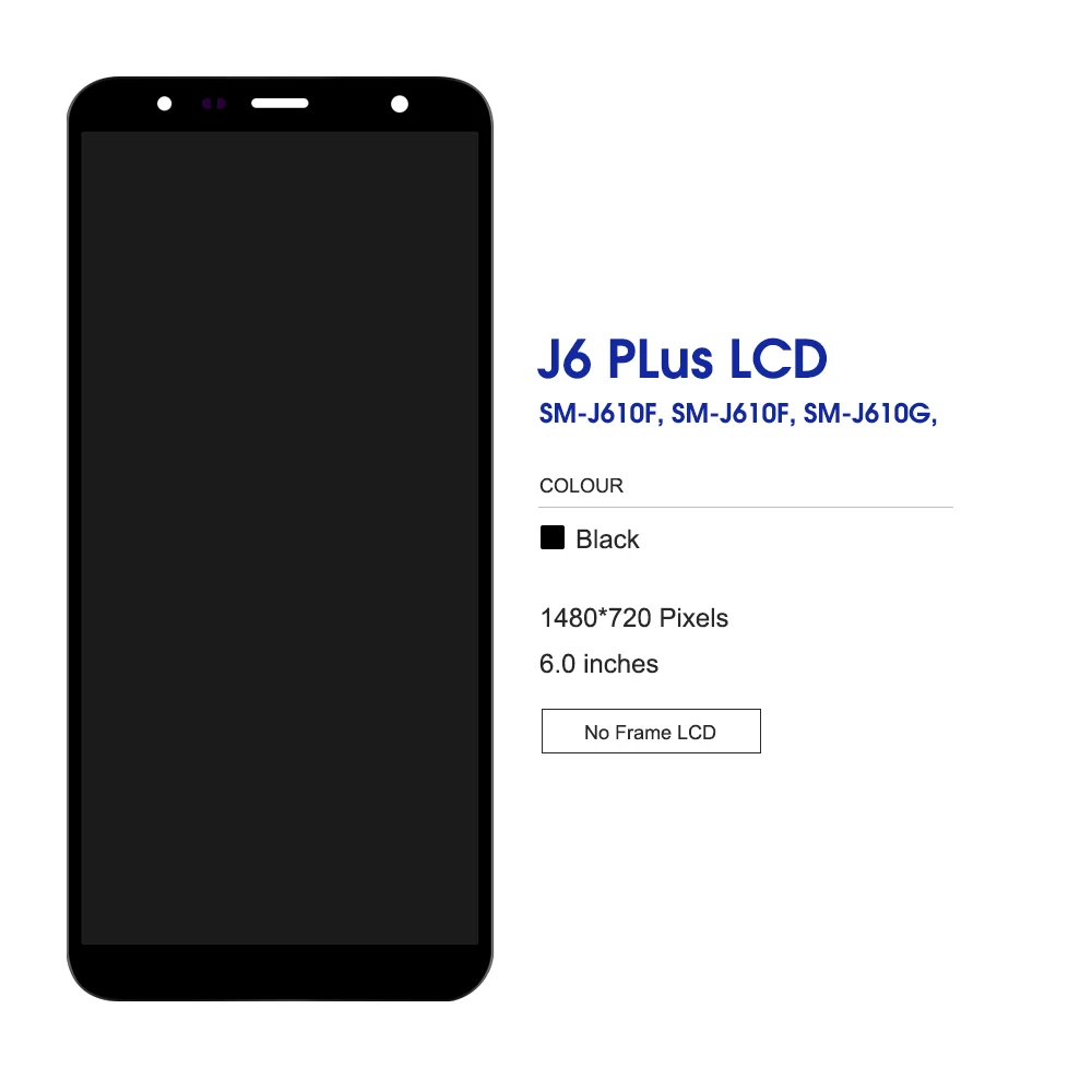 ЖК-дисплей 6 0 ''для Samsung Galaxy J6 + J610 J610F J610FN экран в сборе для Plus дисплея оригинал |