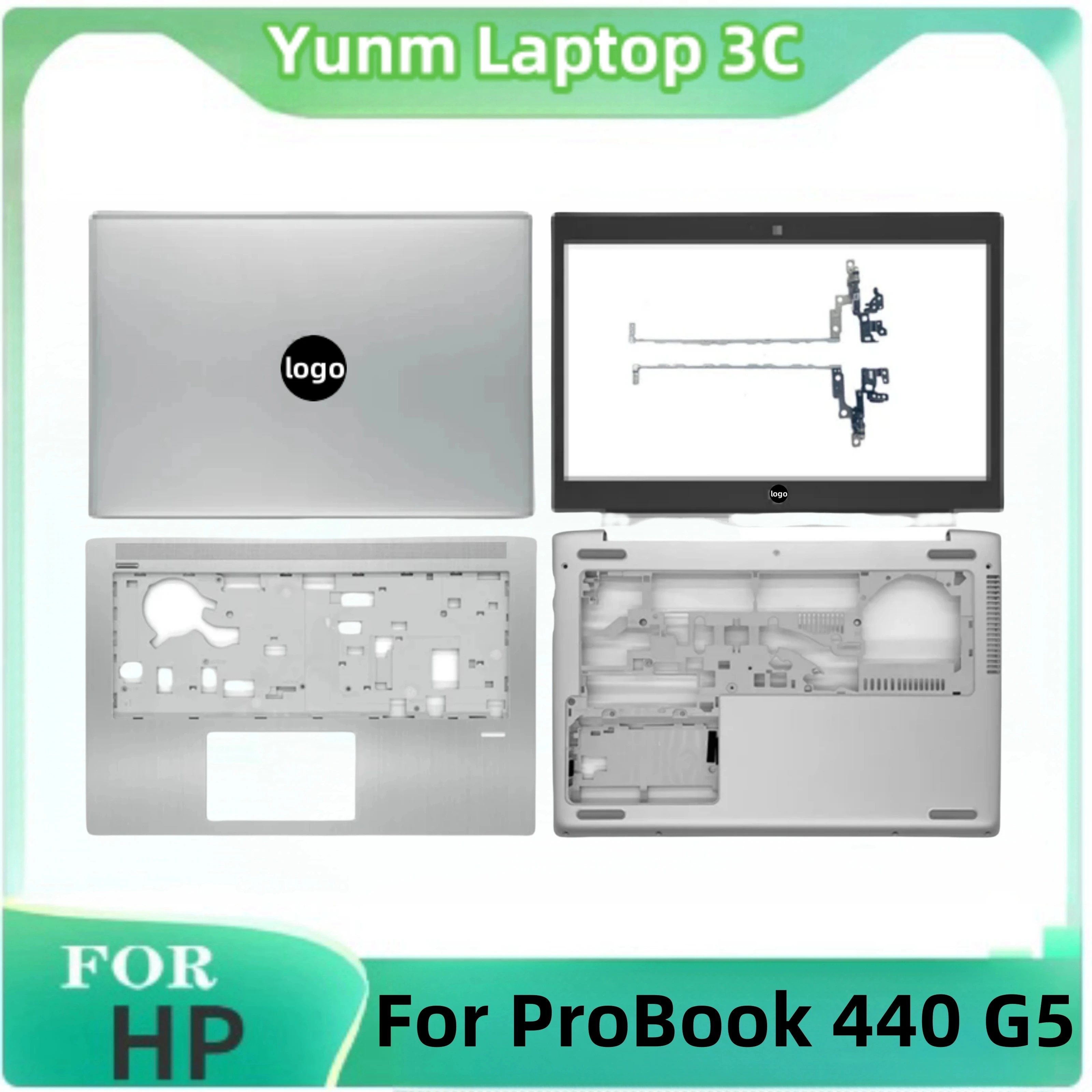 Новинка для ноутбука HP Probook 440 445 G5 ZHAN66 G1 X8B HSN-Q04C задняя крышка ЖК-дисплея передняя
