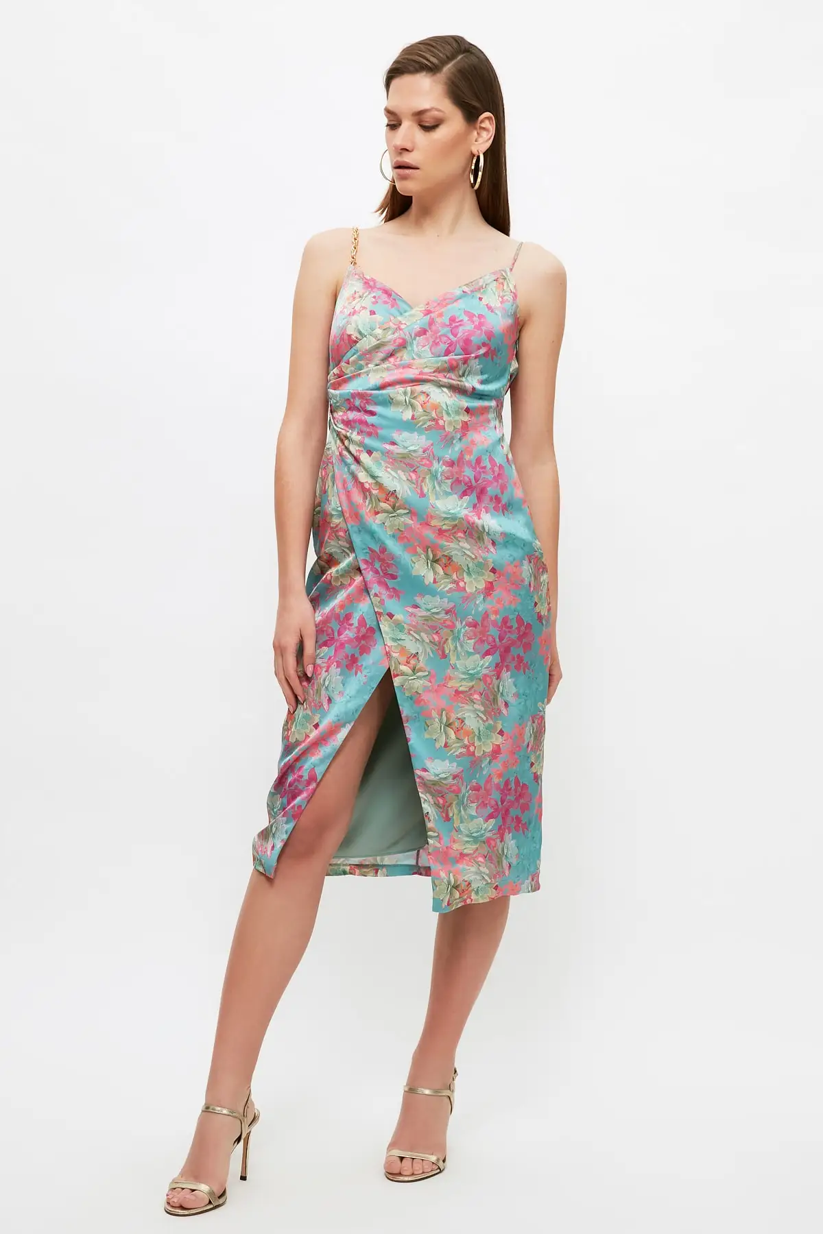 

Trendyol Flower Printed Dress TPRSS21EL3753