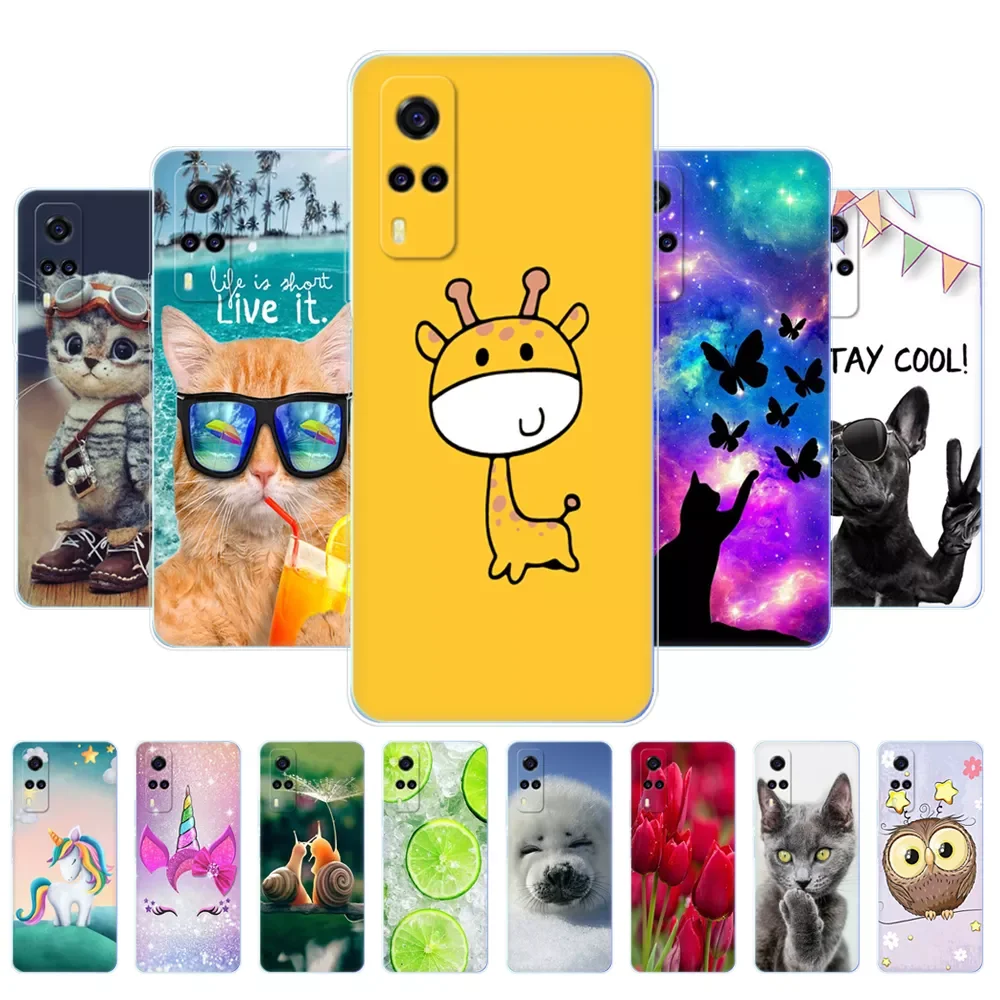 

For vivo Y31 Case Silicon Back Cover Phone Case For VIVO Y31 Y 31 VivoY31 2021 Soft Case 6.58inch Coque TPU bumper etui Funda