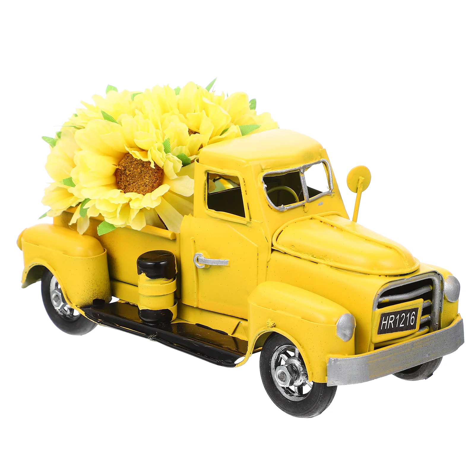 

Truck Model with Sunflowers Decor Farmhouse Table Decor Bees Festival Decoration Tabletop Decoration Festival Centerpiece