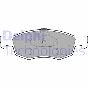 

LP1796 для передней тормозной колодки DOBLO 01 ALBEA PALIO 96 LOGAN 06, (GDB1588) 0986495248