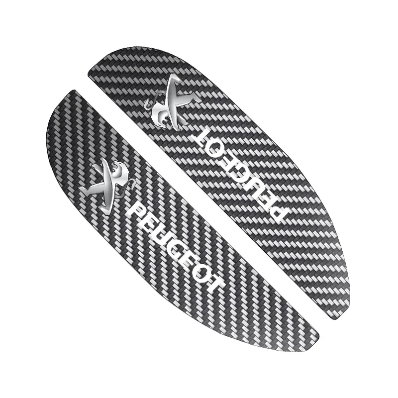 

Новое автомобильное зеркало заднего вида из углеродного волокна, дождевик для бровей для Peugeot 206 207 208 306 307 308 508 106 107 108 2008, автомобильные аксессуары