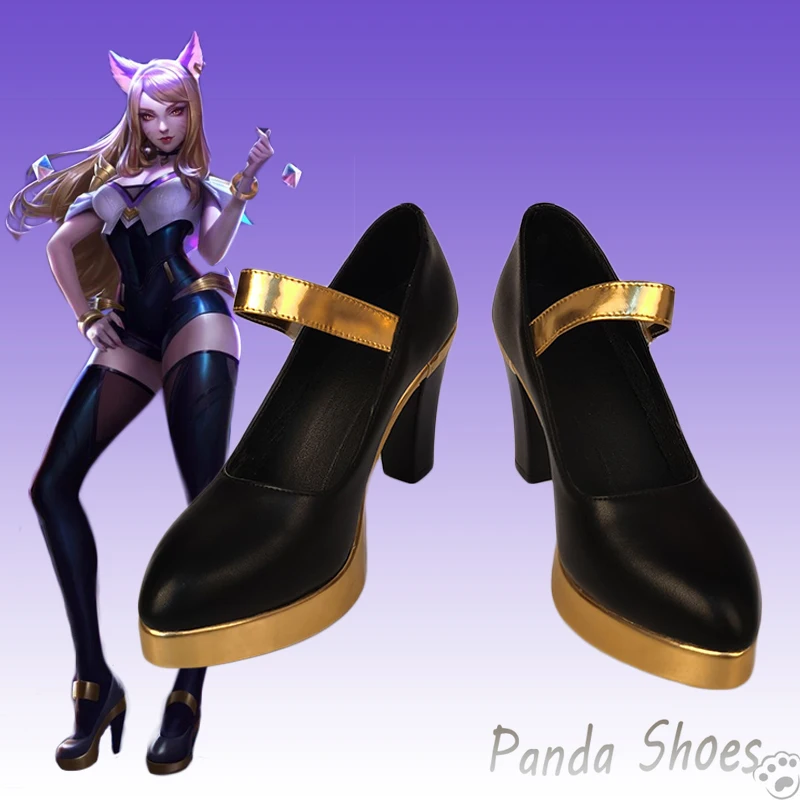

LOL Ahri Cosplay Shoes Anime Game League of Legends Cos Boots The Nine-Tailed Fox Cosplay Costume Prop Shoes for Halloween Party