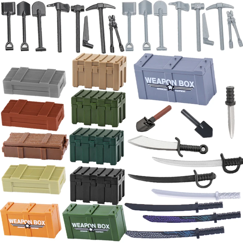 Equipment Command Knife Accessories Army Brick Toy Kids Gift J009
