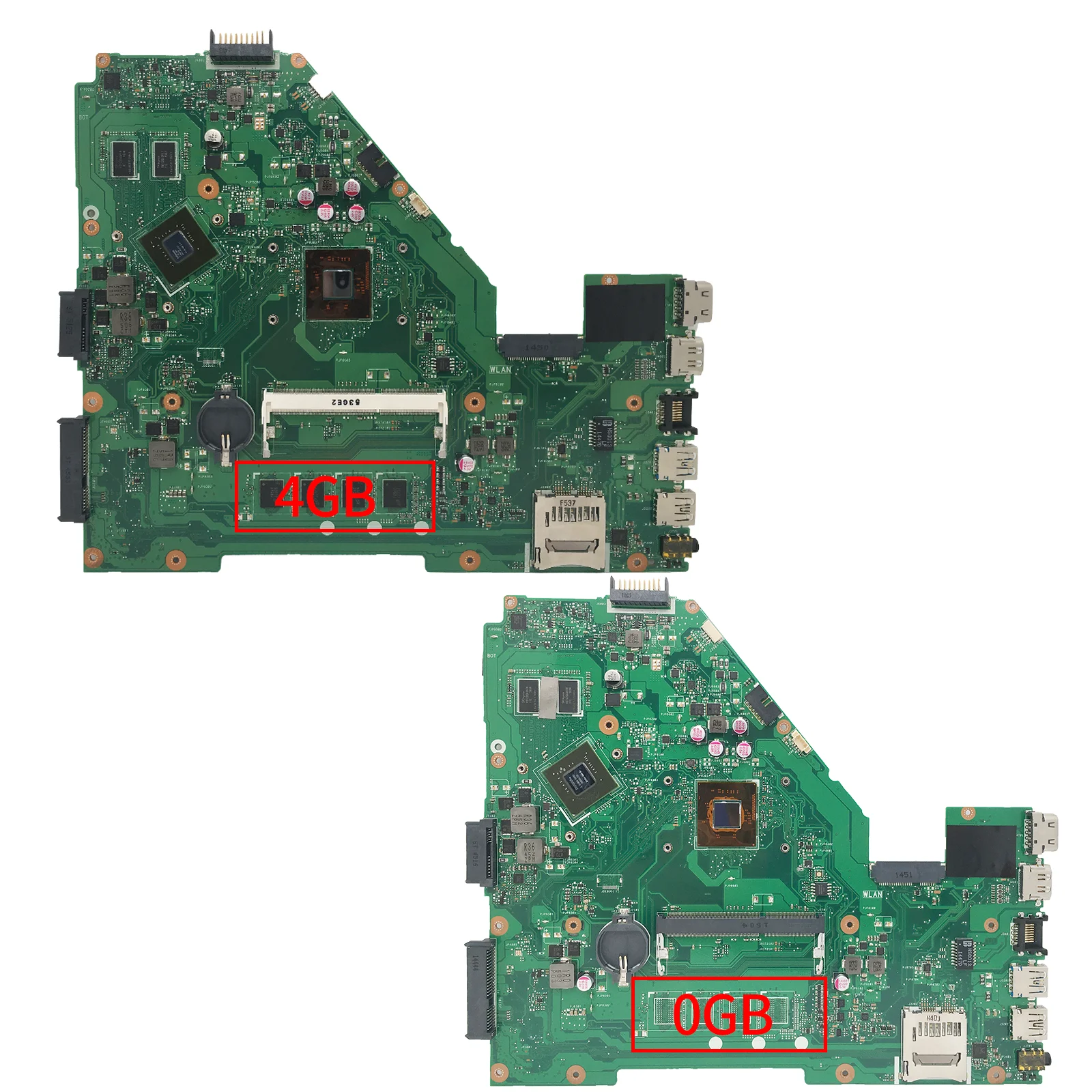 KEFU X550MD Материнская плата для ноутбука X550MJ DX992MD X552M X550M X552MD X552MJ 4 ГБ/0 ГБ ОЗУ N3530/N3540