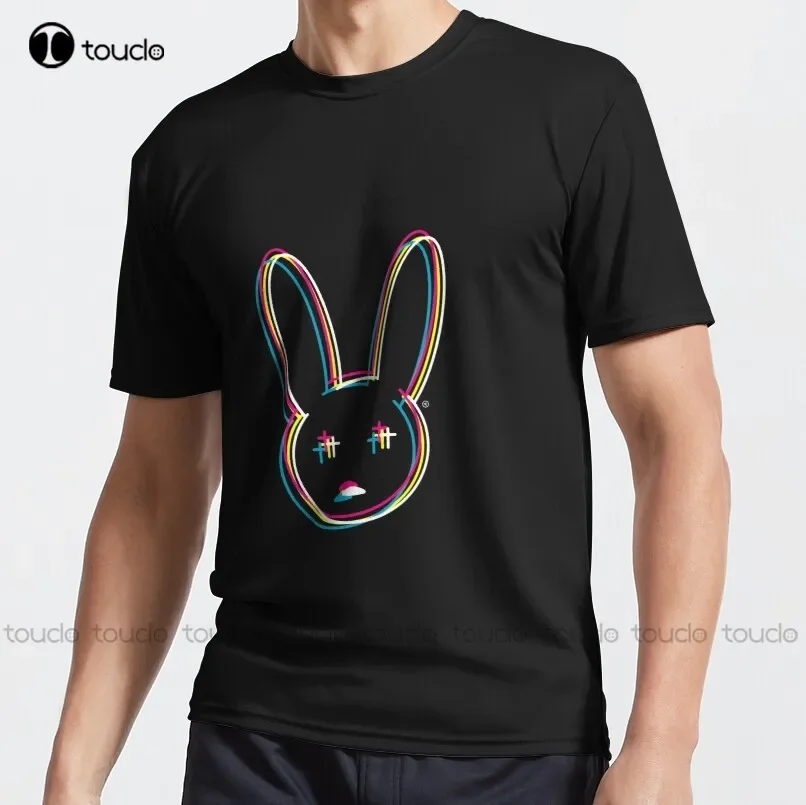 Bad Rabbit Colors Bunny Music T-Shirt Muscle Shirts For Men Fashion Design Casual Tee Tops Hipster Clothes Xs-5Xl New