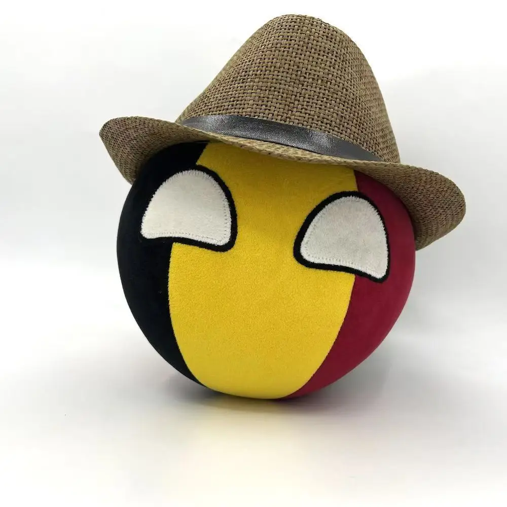 Фото 20 см Polandball Плюшевые Норвегия Бельгия Южная Корея Югославия Türkiye Панама Эстония Countryballs Плюшевые игрушки ручной работы для подарка №5