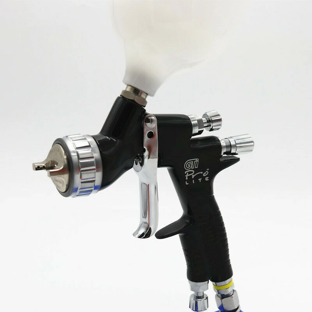 

Tpaitlss Spray Gun Ntools GTI Pro Painting Gun TE20 1.3mm Nozzle With Mixing Cup Water Based Air Spray Gun Airbrush
