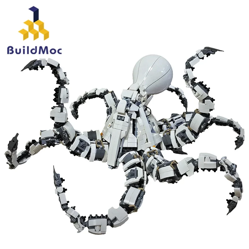 BuildMoc Набор строительных блоков Осьминог 2158 деталей