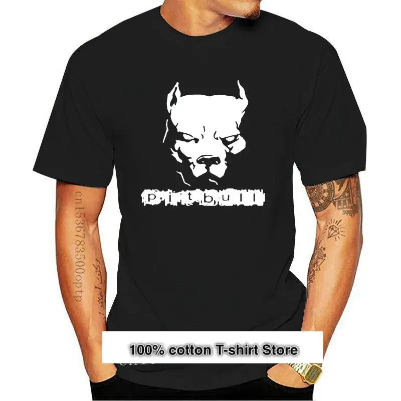 

WEELSGAO-Camiseta de algodón para hombre, camisa de moda de PITBULL, perro Pit Bull americano, cómoda, de verano, nueva