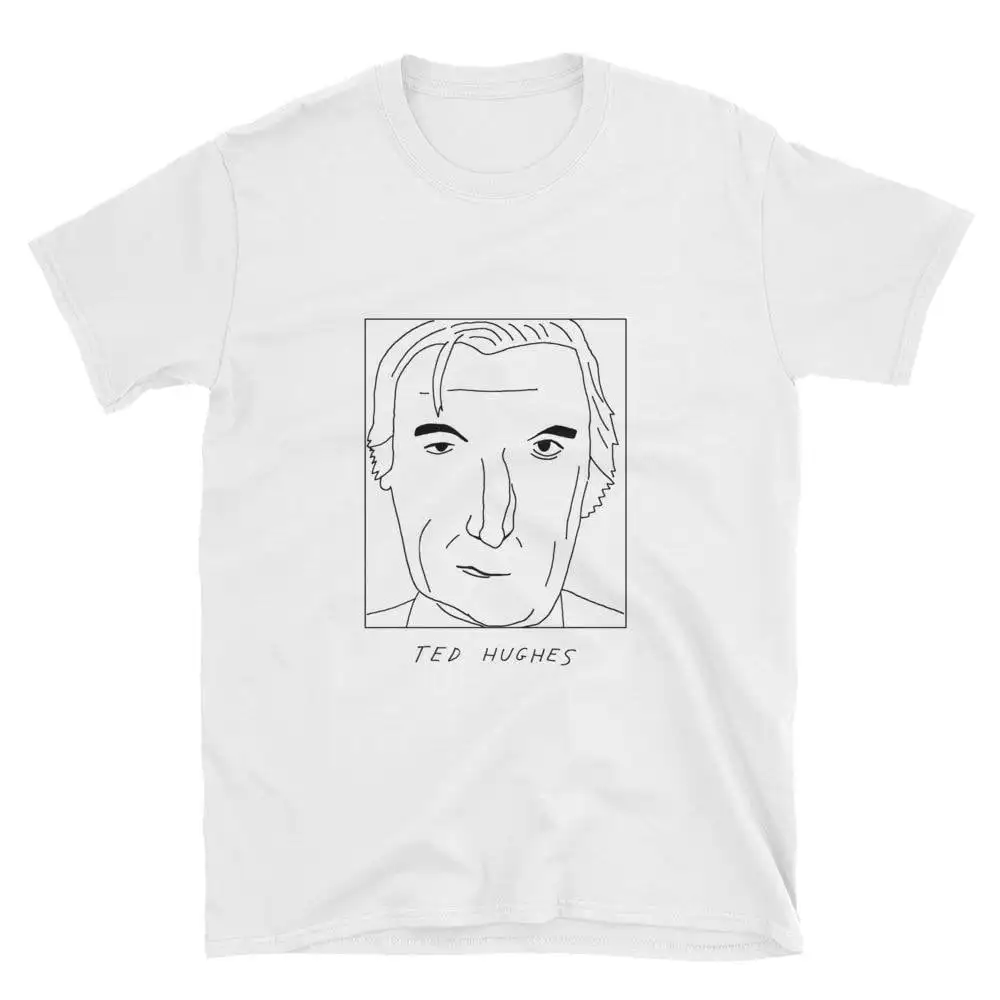 Сильно тянутая Футболка с авторским изображением хуги бесплатная доставка по