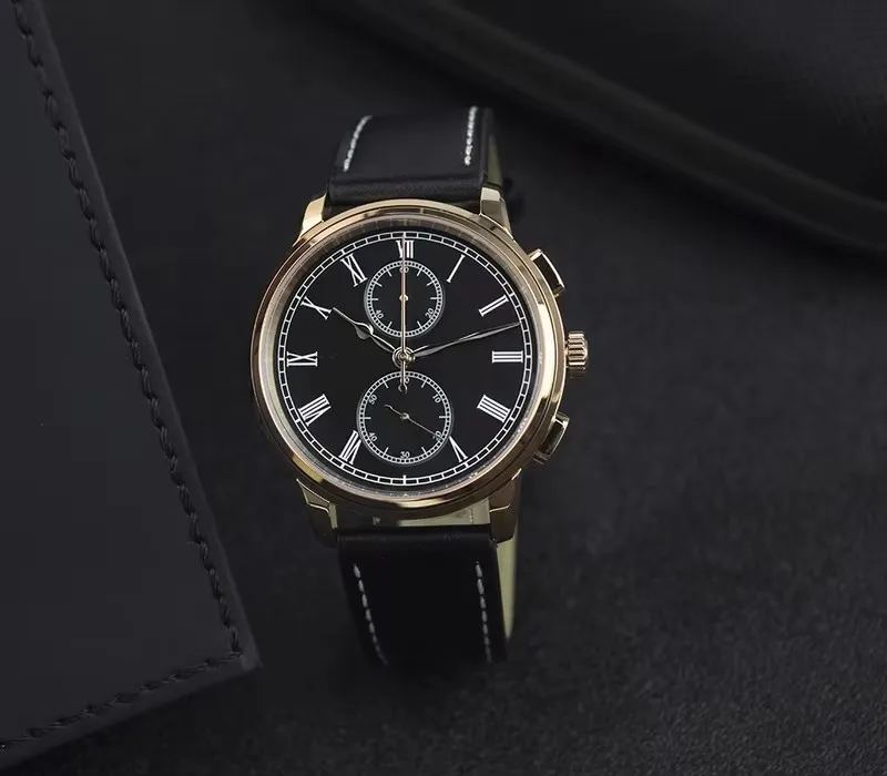 Hruodland G004 часы с хронографом VK61 кварцевый механизм сапфировый Кристалл 316L