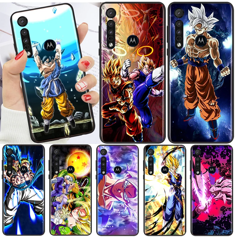 

Anime Goku Dragon Ball For Motorola Moto G G60 G60S G50 G40 G9 G10 E7i E6S Power Edge 20 E20 2021 X3 S Pro Black Phone Case