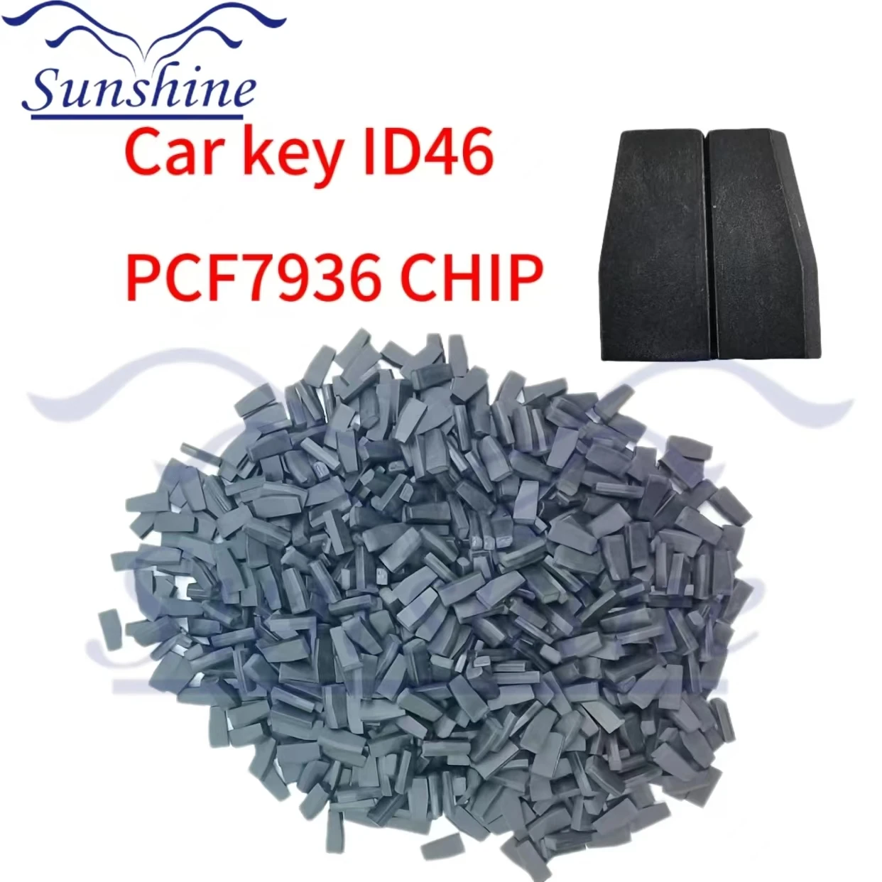 Sunshine 1/10/50/шт ID46 PCF7936AA чип транспондера автомобильного ключа для Hyundai Peugeot Citroen PCF7936