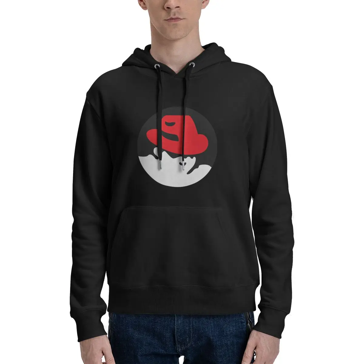 Фото GitHub Red Hat случайные толстовки с капюшоном Хлопок свитшоты для мужчин и женщин №5