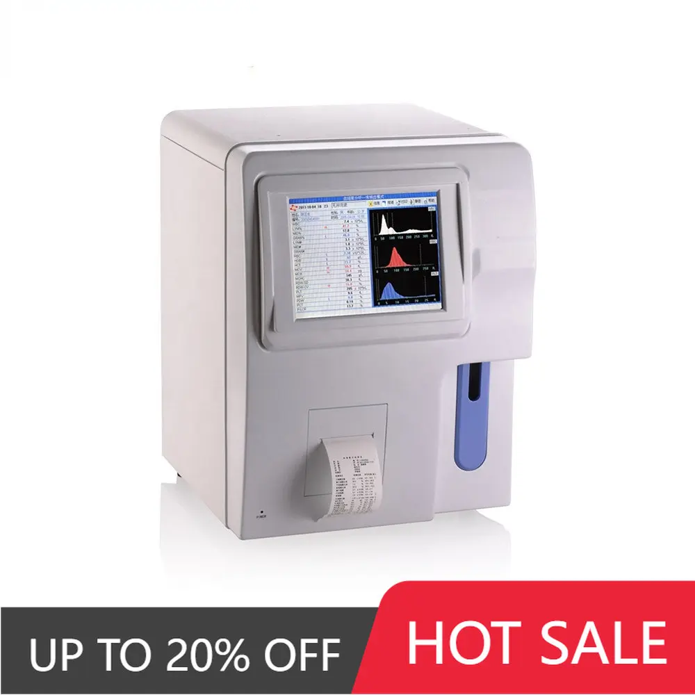 

China Medical Devices Blood Testing Machine Price LCD Screen Hematology Analyser