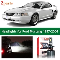 car bulbs for ford mustang 1997 2004 led headlight headlamp low high beam canbus lights 12v auto lighting accessories