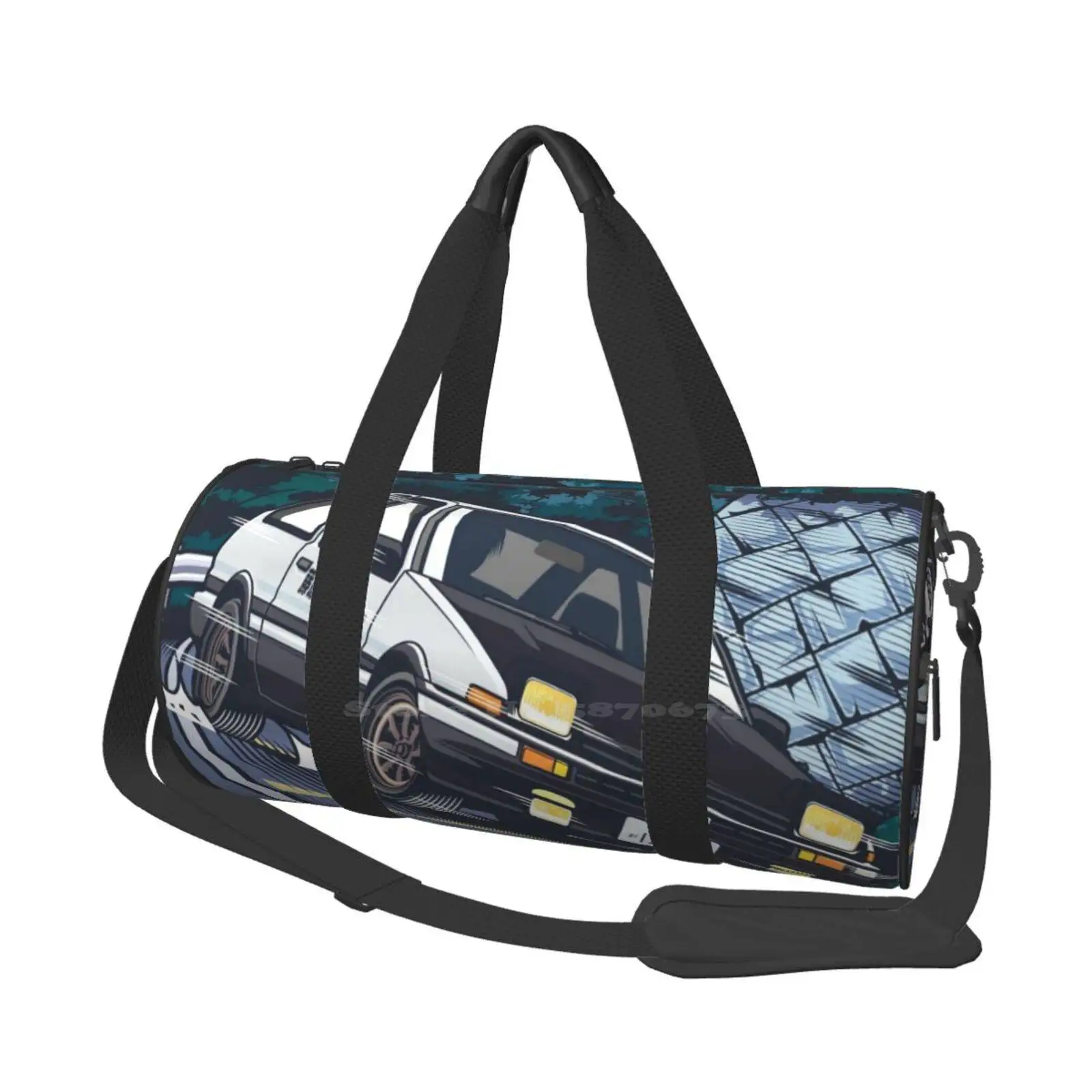 

Initial D Takumi Fujiwara Hachiroku Downhill Attack! Ae86 Trueno Shoulder Bag Casual Satchel For Sport Travel School Ae86